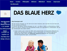 Tablet Screenshot of das-blaue-herz.de